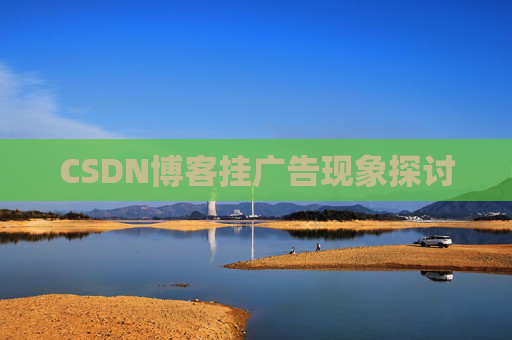 CSDN博客挂广告现象探讨