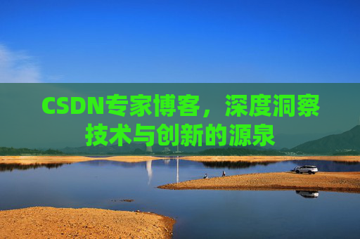 CSDN专家博客，深度洞察技术与创新的源泉